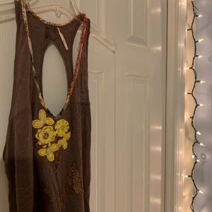 Free People Brown Tank